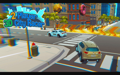 2 Player 3D City Racer