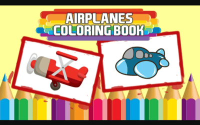 Airplanes Coloring Book