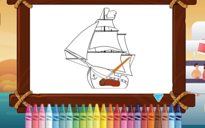 Big Boats Coloring