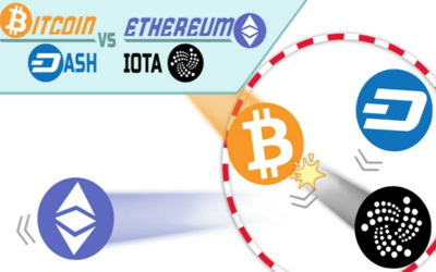 BITCOIN vs ETHEREUM DASH IOTA