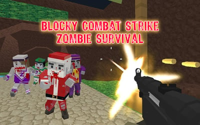 Blocky Combat Strike Zombie Survival