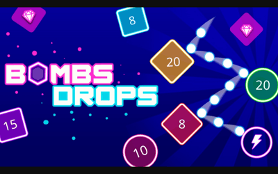 Bombs Drops - Physics balls