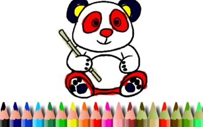 BTS Panda Coloring Book