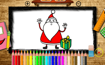 BTS Santa Claus Coloring Book