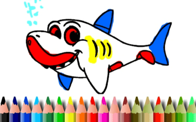 BTS Shark Coloring Book