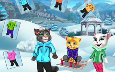 Cats Winter Fun