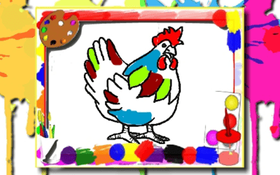 Chicken Coloring Book