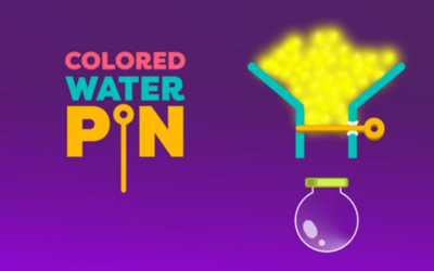 Colored Water & Pin