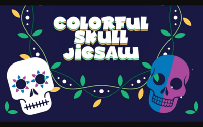 Colorful Skull Jigsaw