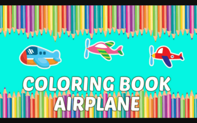 Coloring Book Airplane