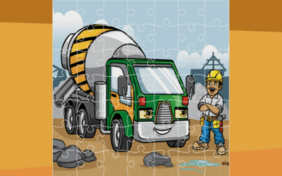 Construction Trucks Jigsaw