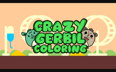 Crazy Gerbil Coloring