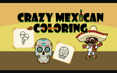 Crazy Mexican Coloring Book