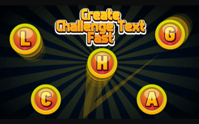 Create Challenge Text Fast