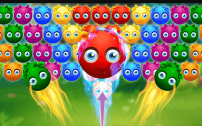 Cute Monster Bubble Shooter