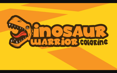 Dinosaur Warrior Coloring