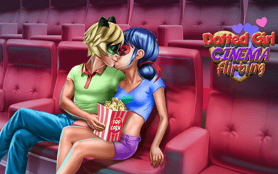 Dotted Girl Cinema Flirting