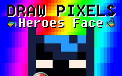 Draw Pixels Heroes Face