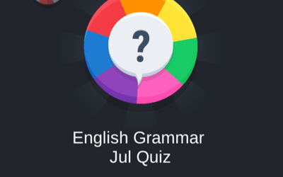 English Grammar Jul Quiz