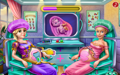 Goldie Princesses Pregnant Check up