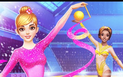 Gymnastics Girls Dress Up Game