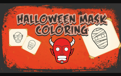 Halloween Mask Coloring