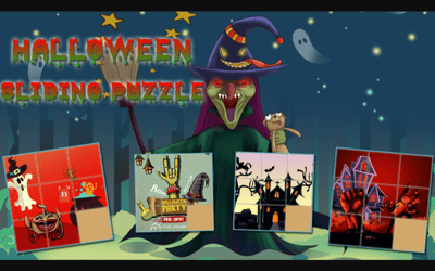 Halloween Sliding Puzzle