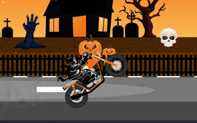 Halloween Wheelie Bike