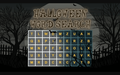 Halloween Word Search