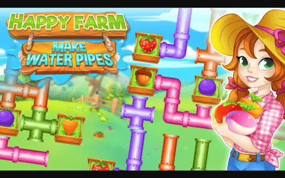 Happy farm: Make Water Pipes