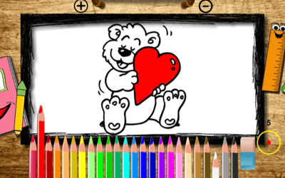 Happy Valentine's Day Coloring Book