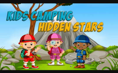 Kids Camping Hidden Stars