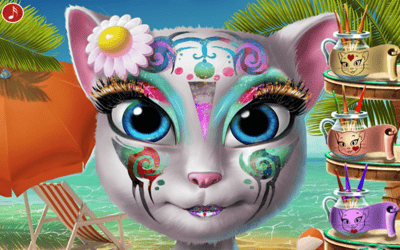 Kitty Beach Makeup