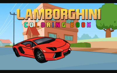 Lamborghini Coloring Book
