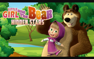 Little Girl and the Bear Hidden Stars