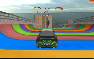 Mega Ramp Stunts GT Racing