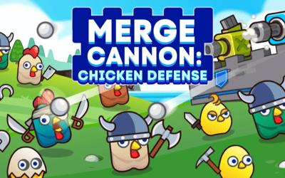 Merge Cannon: Chicken Defense