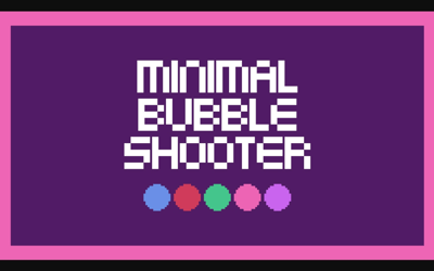 Minimal Bubble Shooter