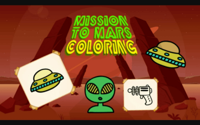 Mission to Mars Coloring