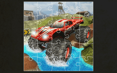 Monster Truck Jigsaw Game