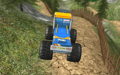 Monster Truck Offroad Driving Mountain