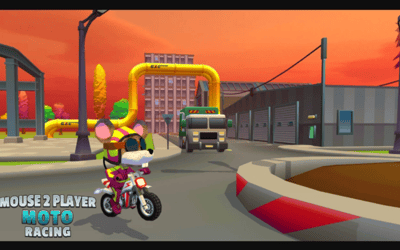 Mouse 2 Player Moto Racing