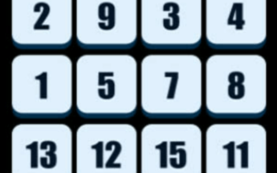 Numbers Sliding Puzzle