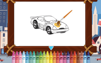 Old And New Cars Coloring