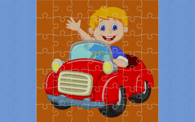 Pedal Cars Jigsaw