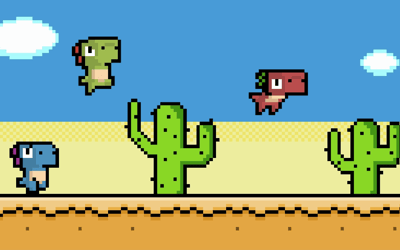 Pixel Dino Run