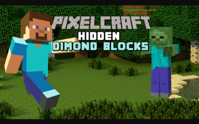 Pixelcraft Hidden Diamond Blocks