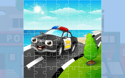 Police Cars Jigsaw Game