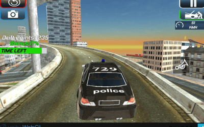 Police Drift Car