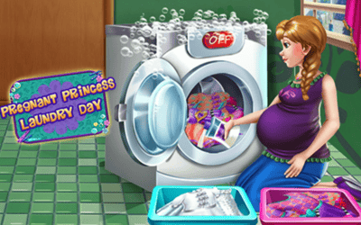 Pregnant Princess Laundry Day